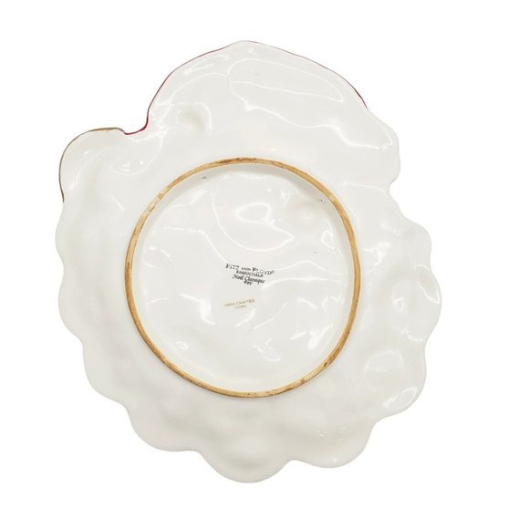 VTG Christmas Noel Classique Santa Plate Fitz‎ & Floyd Christmas Clause St Nick - Picture 4 of 6